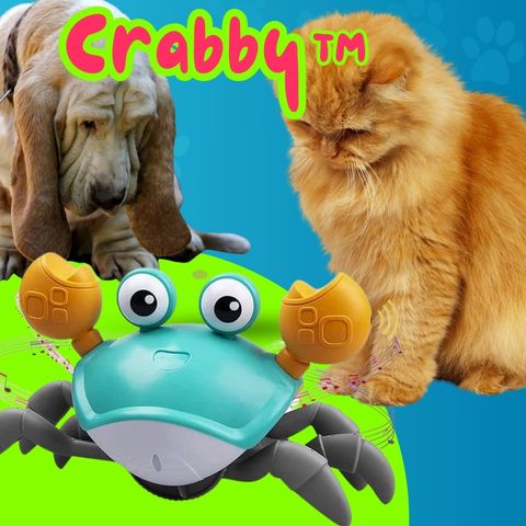 CRABBY™ | Crabe Interactif Pour Matou et Toutou